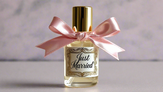 Body Mist Favor with label and bow