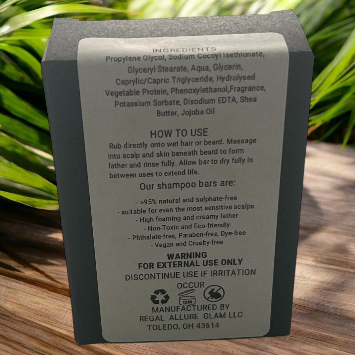 Mahogany Dreams Hair & Beard Shampoo Bar