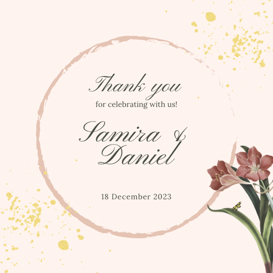 Personalized perfume wedding favor roll-on bottles with custom labels