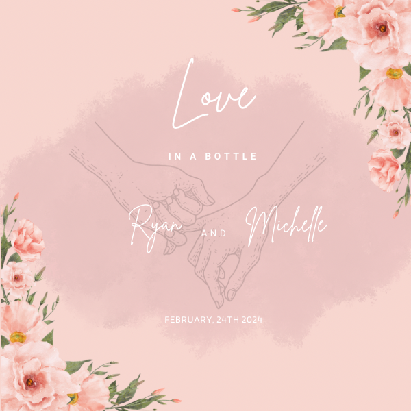 Personalized perfume wedding favor roll-on bottles with custom labels