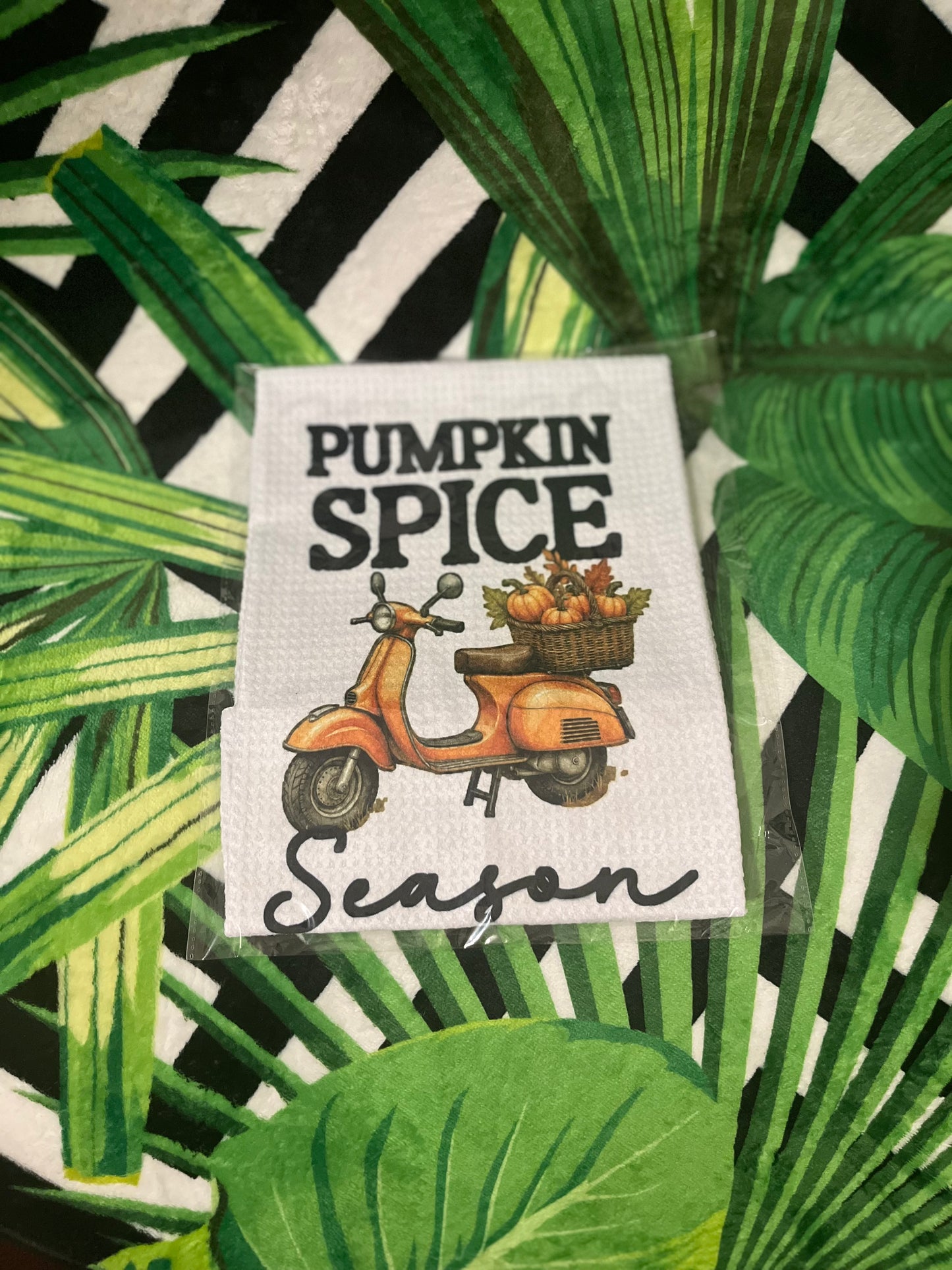 Pumpkin Spice Season Kitchen Towel