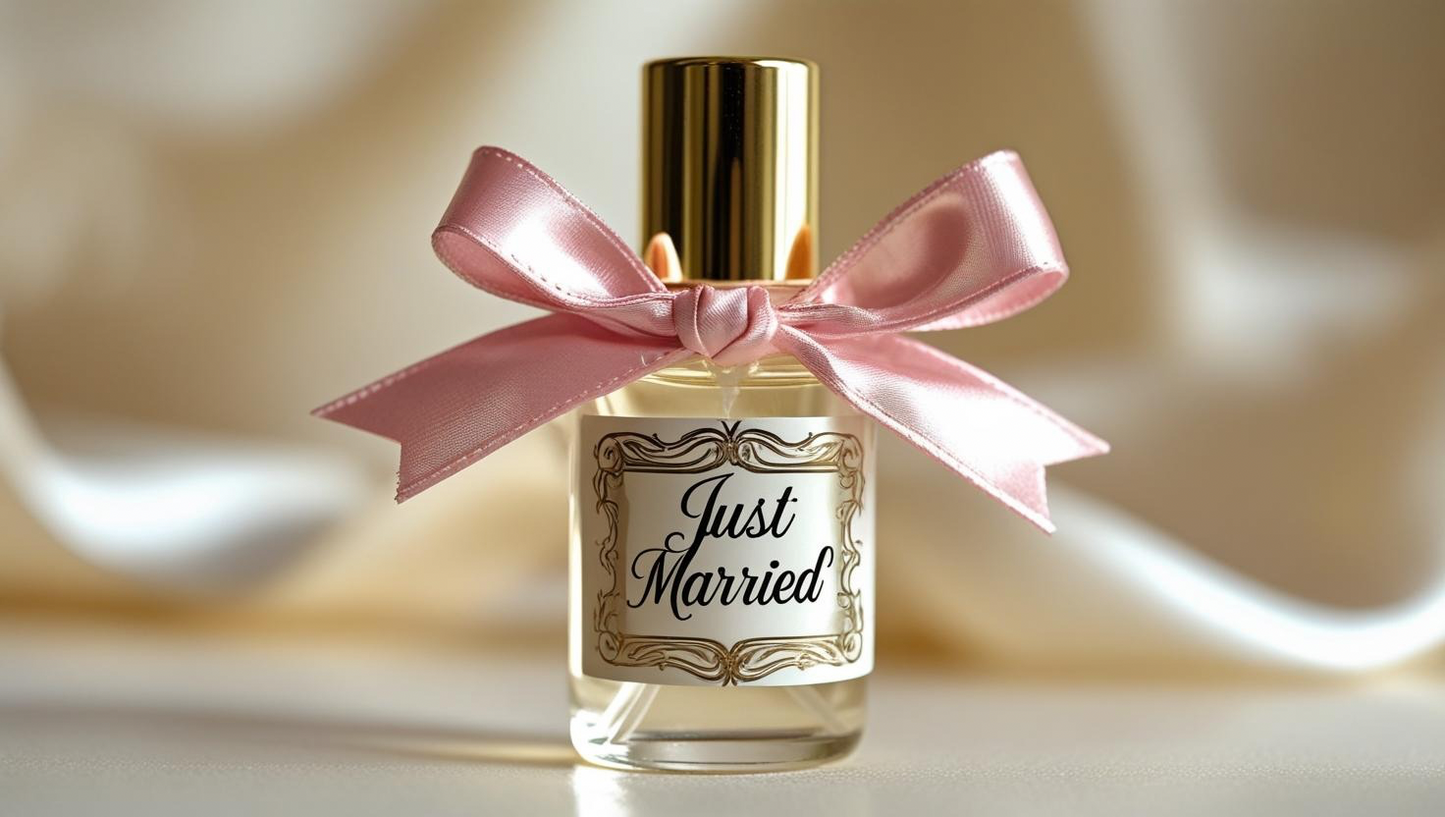 Body Mist Favor with label and bow