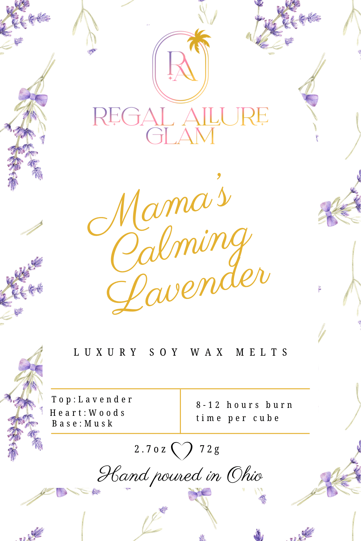 Mama’s Calming Lavender Wax Melts
