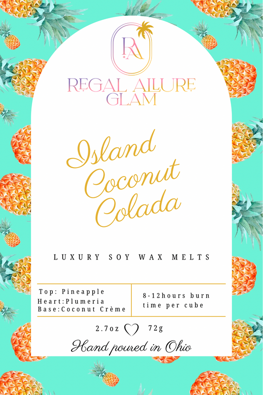 Island Coconut Colada Wax Melts