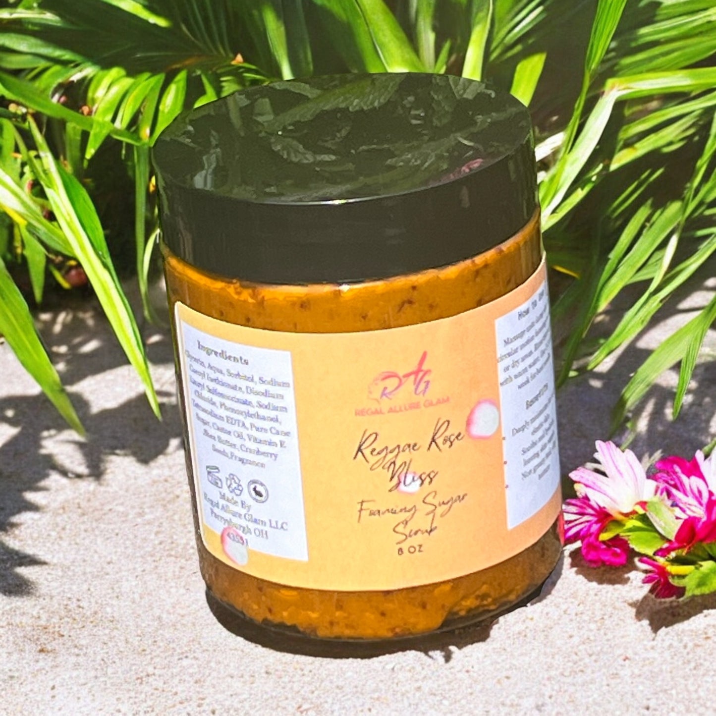 Reggae Rose Bliss Foaming Sugar Scrub